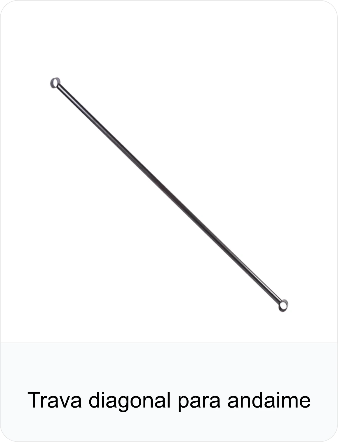 Trava diagonal para andaime